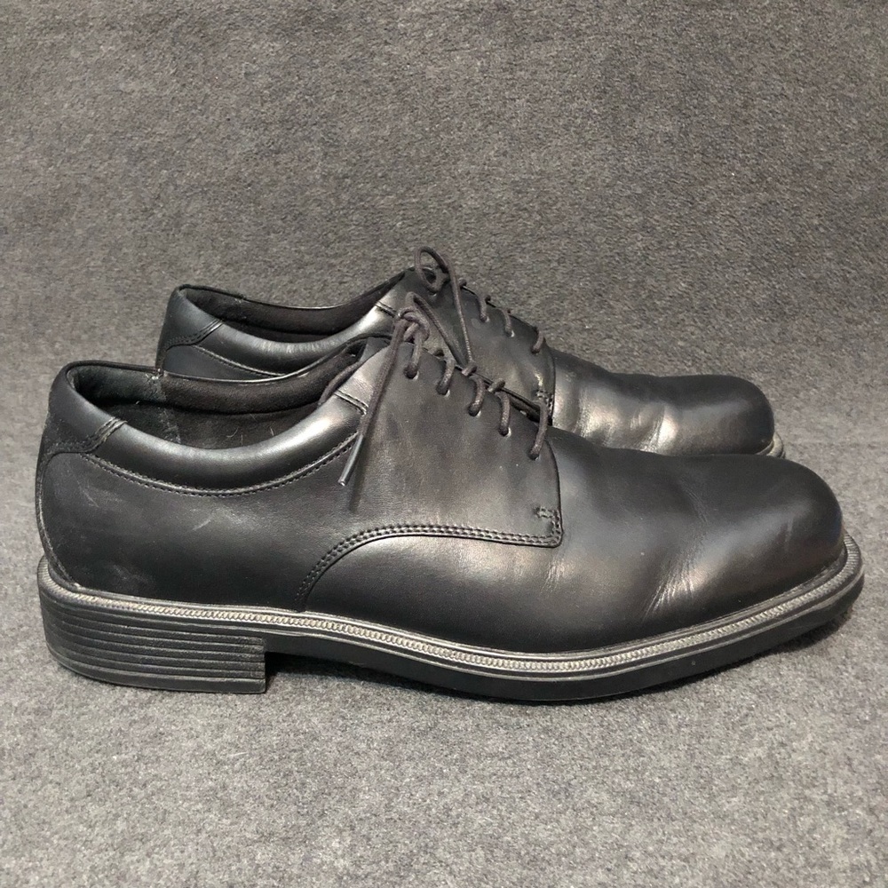 Rockport Big Bucks Margin Oxford Shoes Men’s 12 N Black Leather K71224